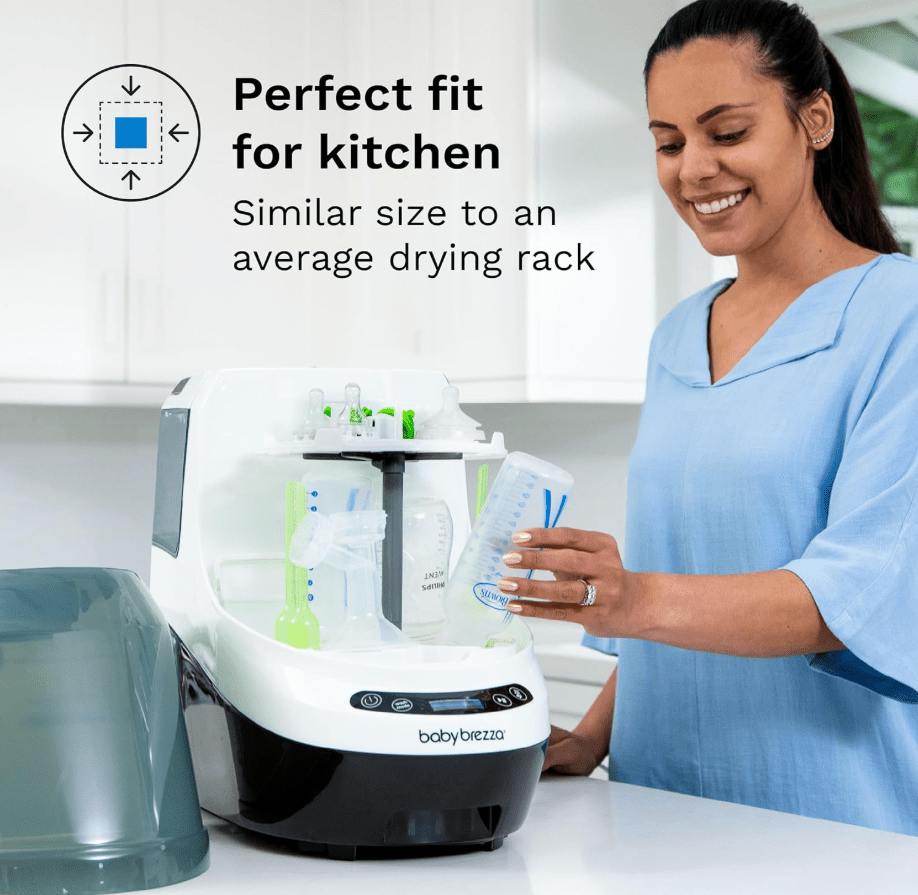 Baby Brezza Bottle Washer Pro – 20 - Jet All - in - One Washer, Sterilizer & Dryer - TINY WHISPERS