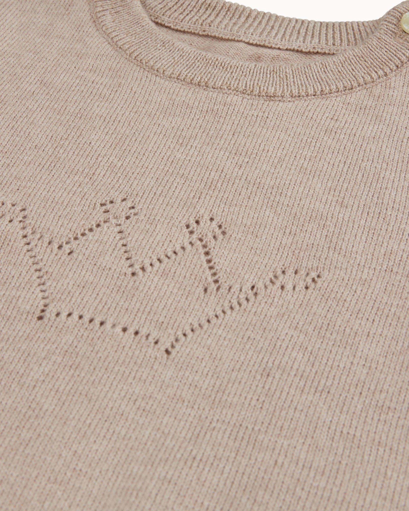 Cashmere Pointelle Crown Crawler Set - TINY WHISPERS