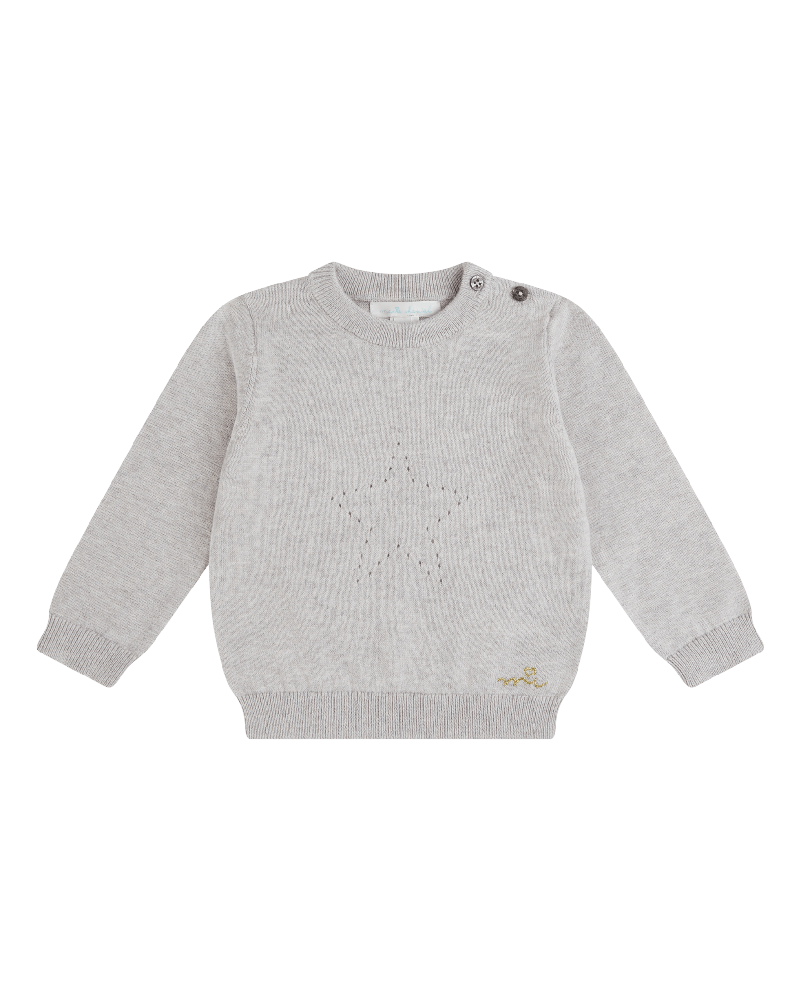 Cashmere Pointelle Crown Crawler Set - TINY WHISPERS