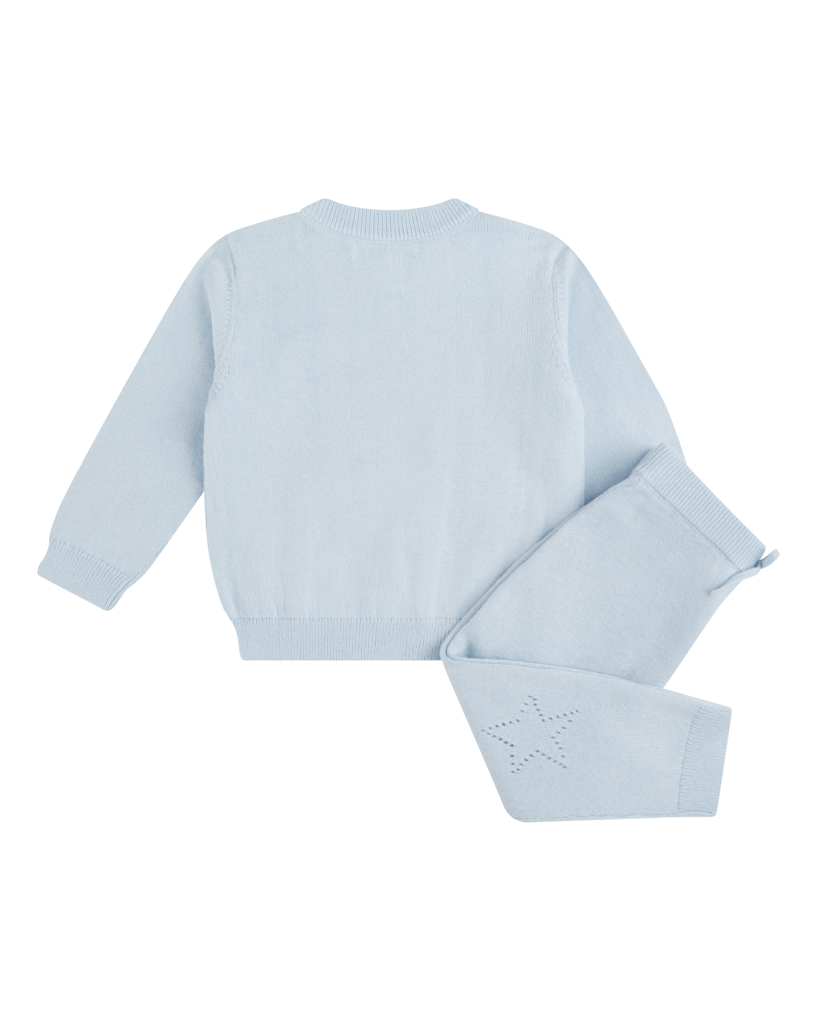 Cashmere Pointelle Crown Crawler Set - TINY WHISPERS