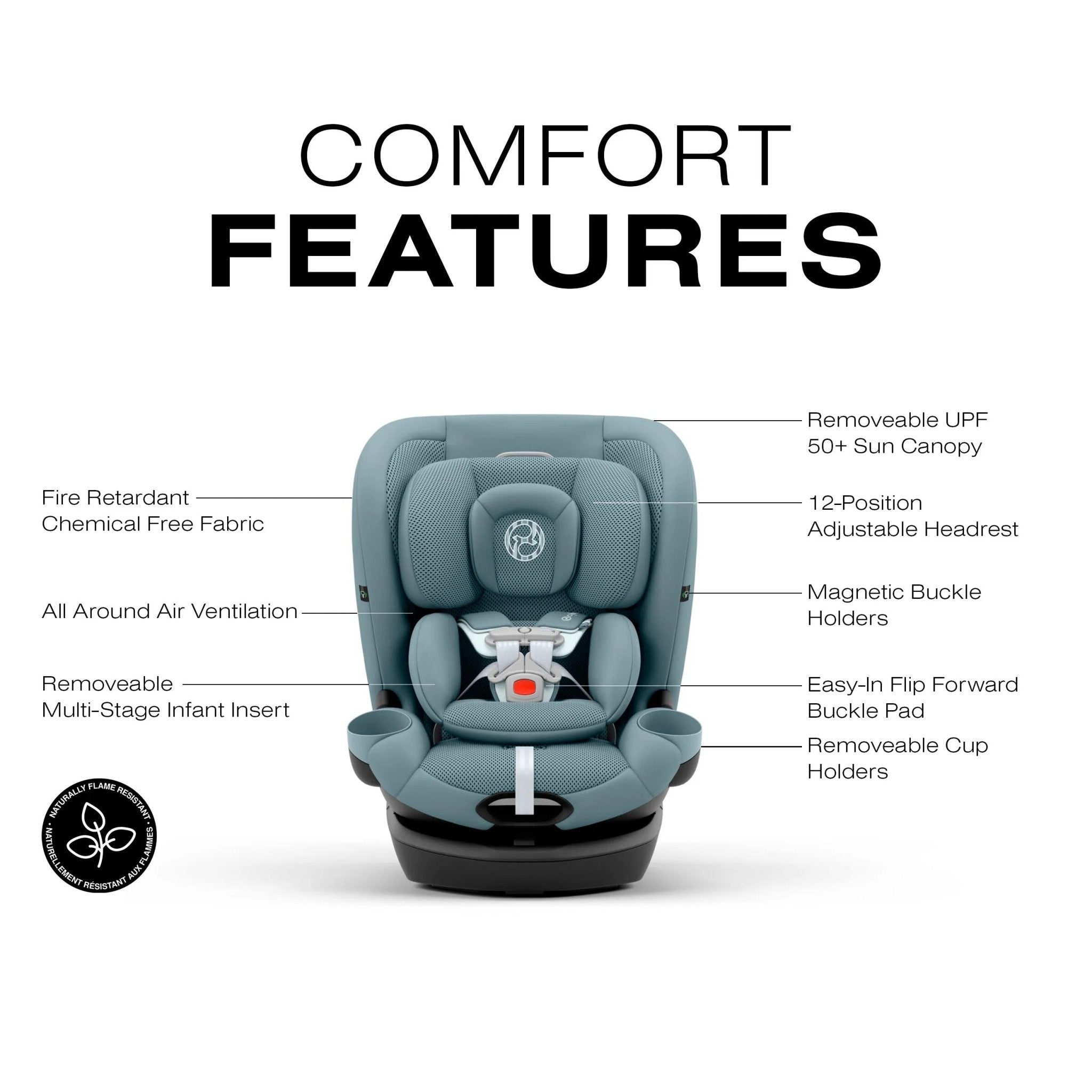 Cybex Callisto G 360 Rotating All - In - One Convertible Car Seat - TINY WHISPERS