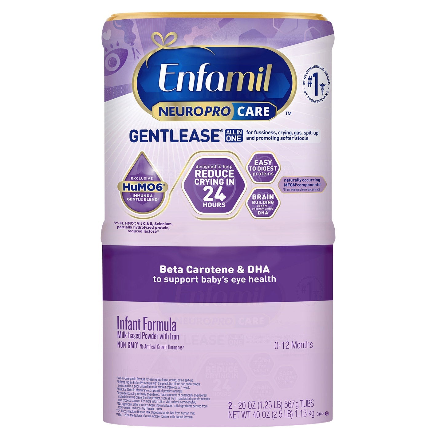 Enfamil Neuropro Care Gentlease Formula, 20 Oz, 2 - Pack - TINY WHISPERS