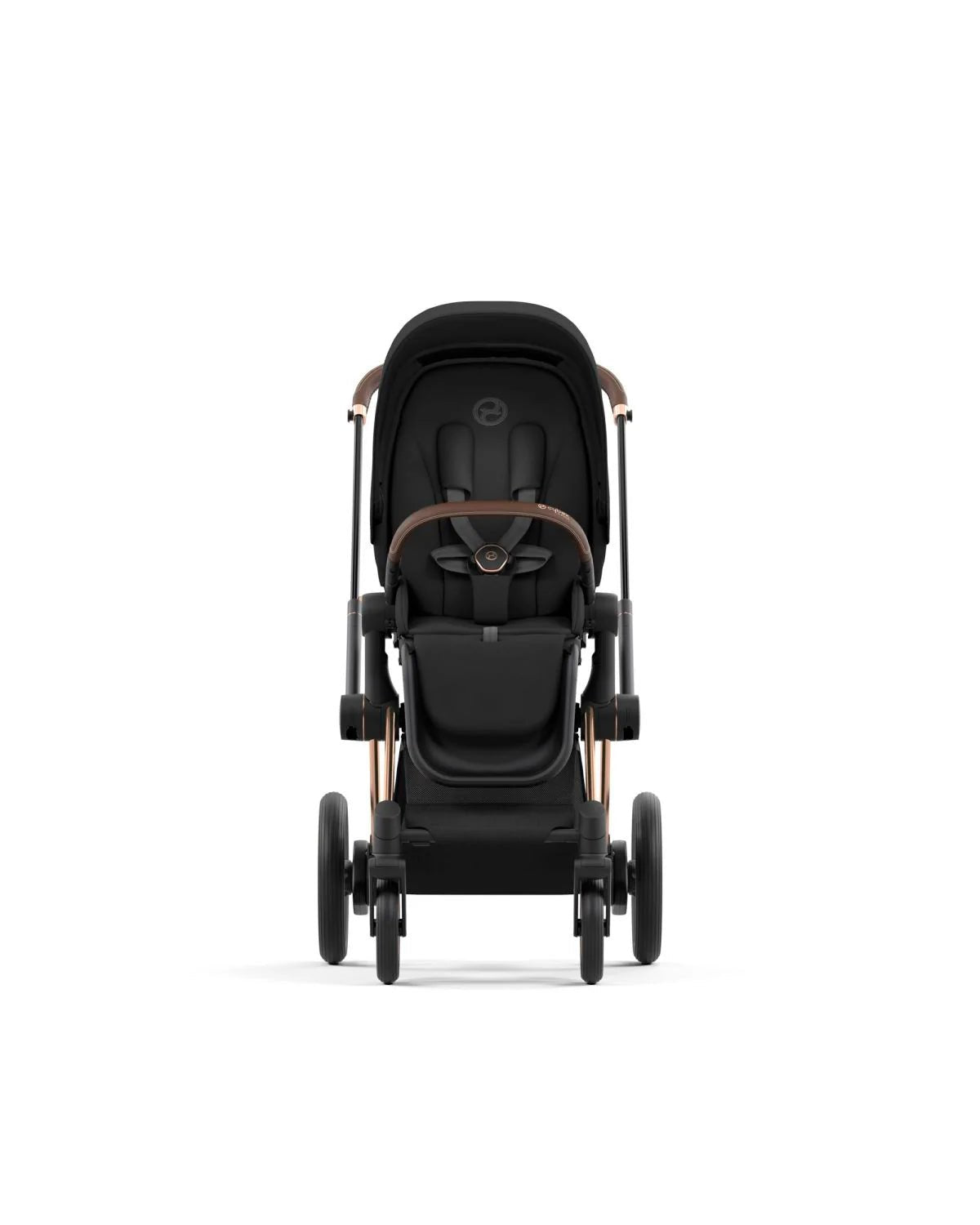 Epriam 2 Electronic Assist Stroller (One Box) - Rose Gold / Sepia Black - TINY WHISPERS