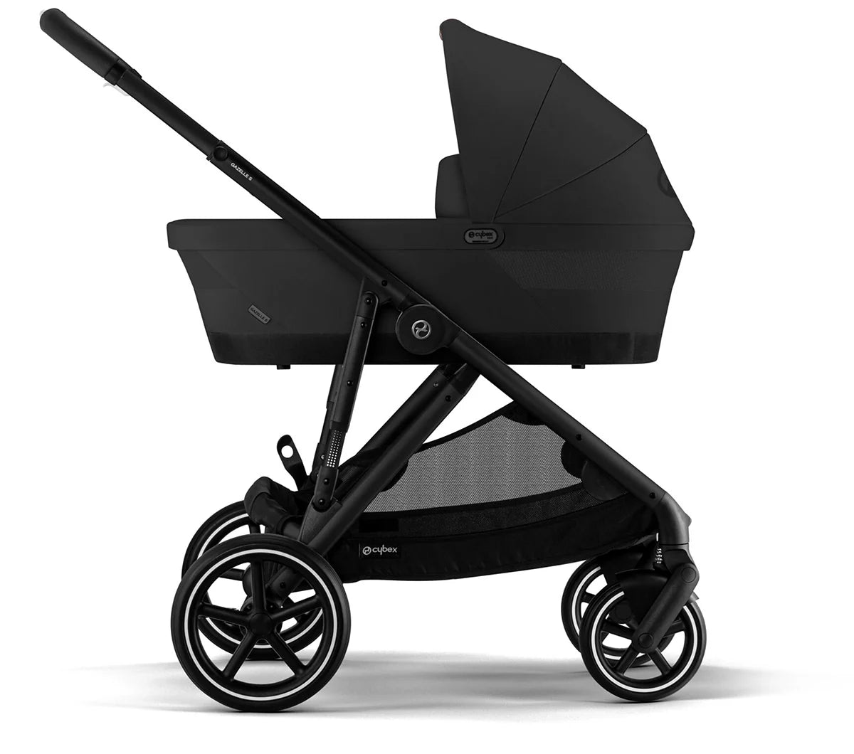 Gazelle S 2 Double Stroller Bundle - Black Frame / Moon Black - TINY WHISPERS