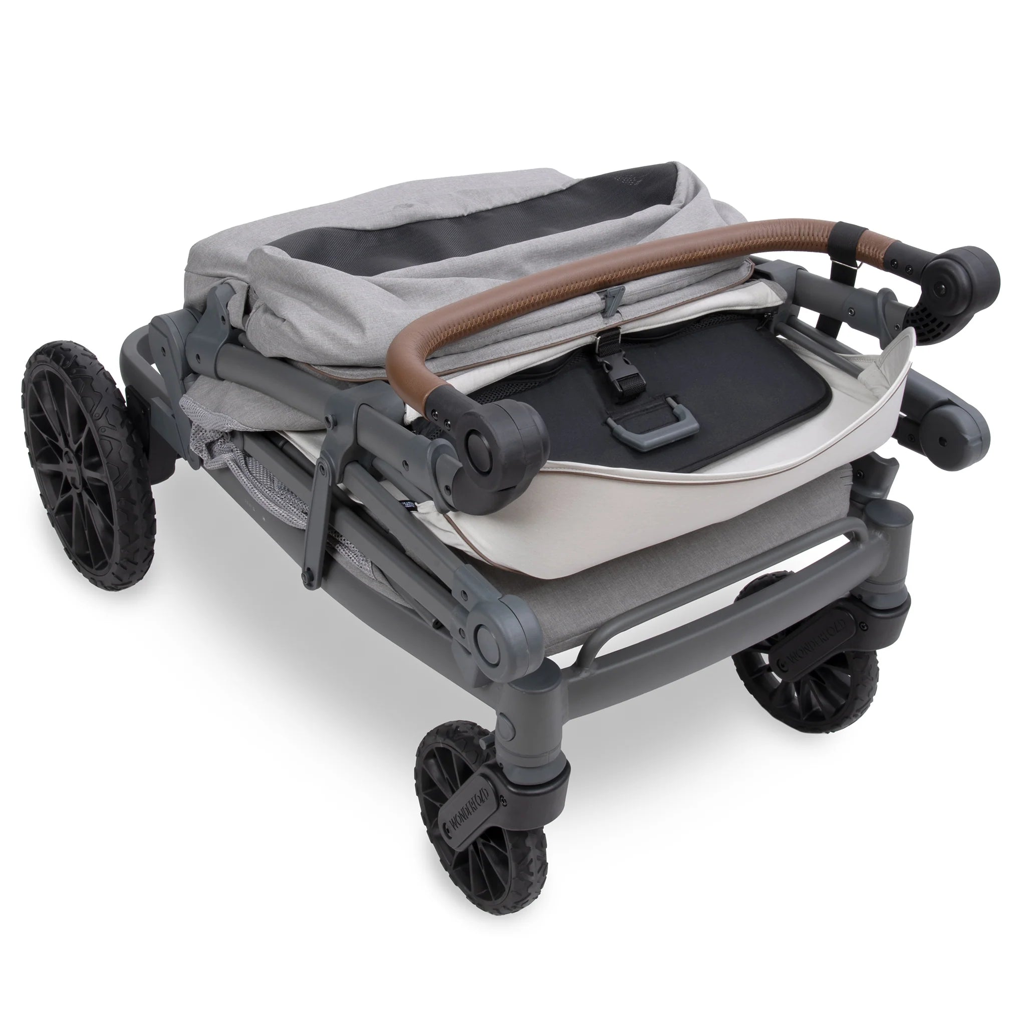L4 Quad (4 Seater) Stroller Wagon - Gray - TINY WHISPERS