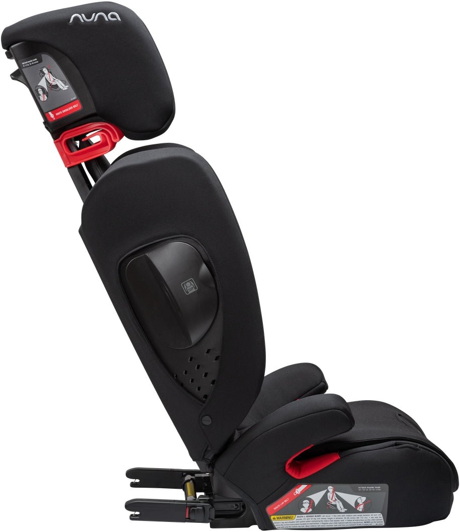 Nuna AACE Flame - Retardant Free Back Belt Positioning Booster Car Seat - TINY WHISPERS