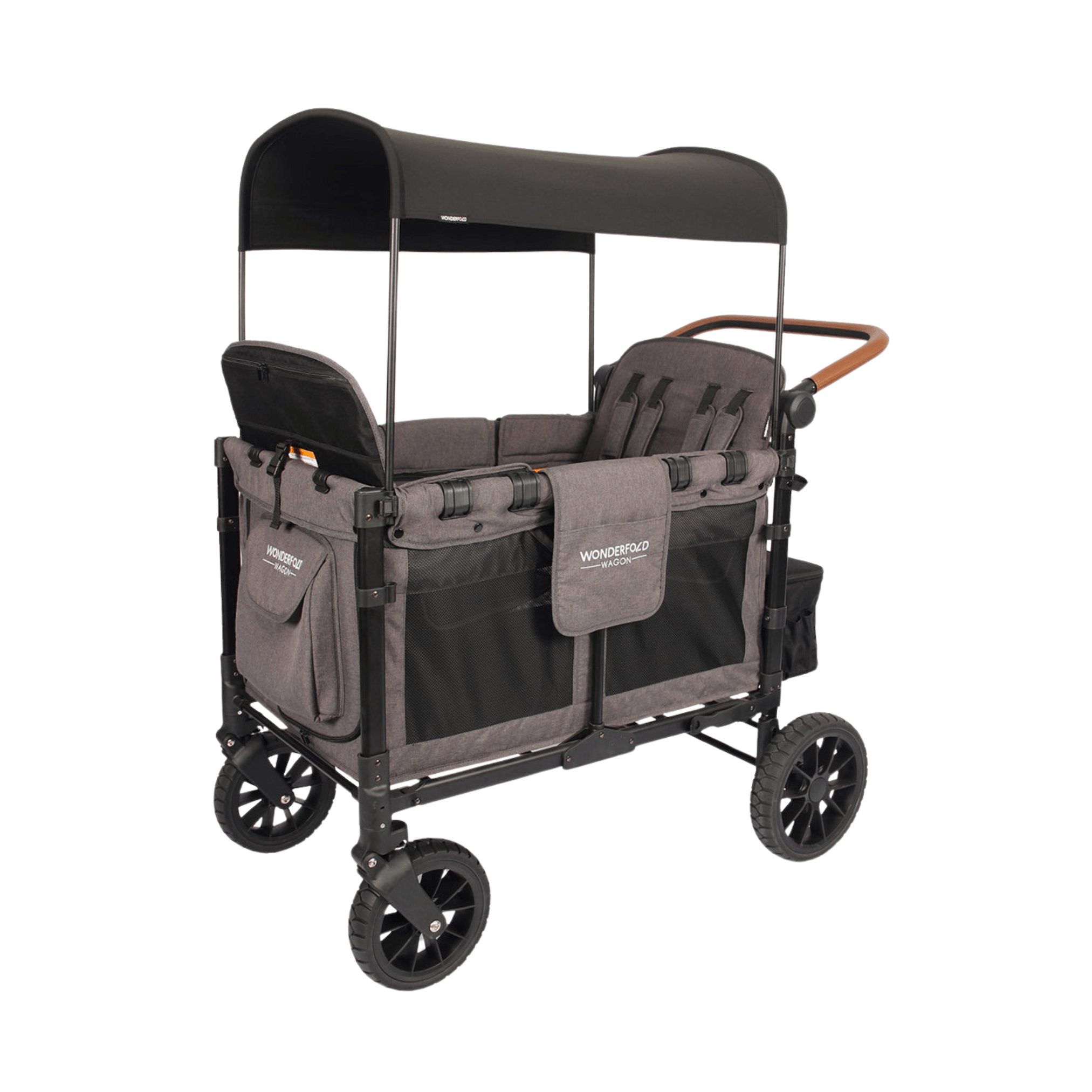 WONDERFOLD W4 Luxe Multifunctional Quad (4 Seater) Stroller Wagon - TINY WHISPERS
