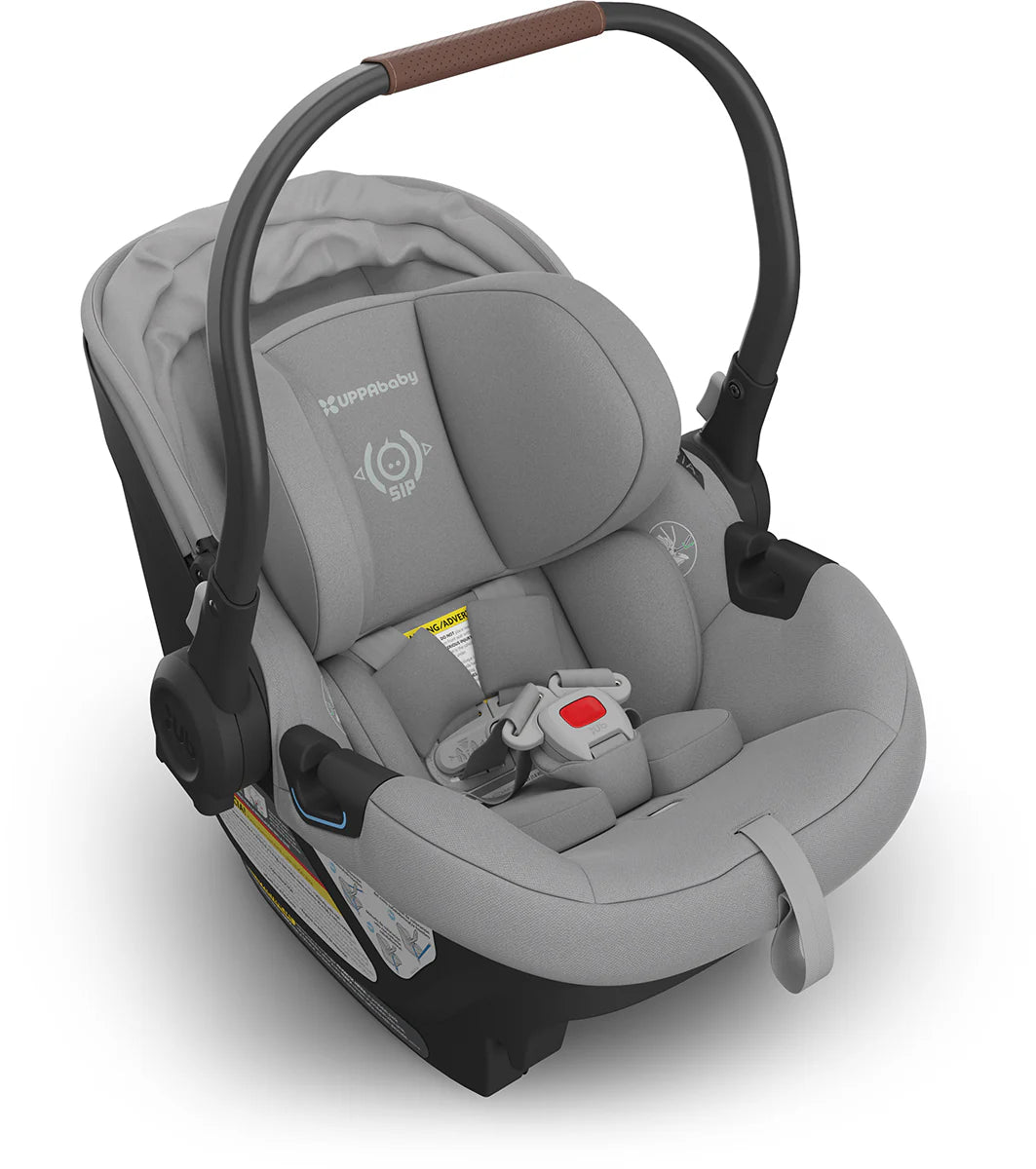 Aria Lightweight Infant Car Seat - Anthony (Light Grey) - TINY WHISPERS