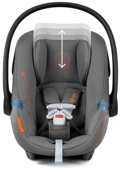 Aton G Sensorsafe Infant Car Seat - Lava Grey - TINY WHISPERS