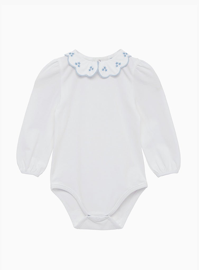 Baby Long Sleeved Petal Floral Bodysuit - TINY WHISPERS