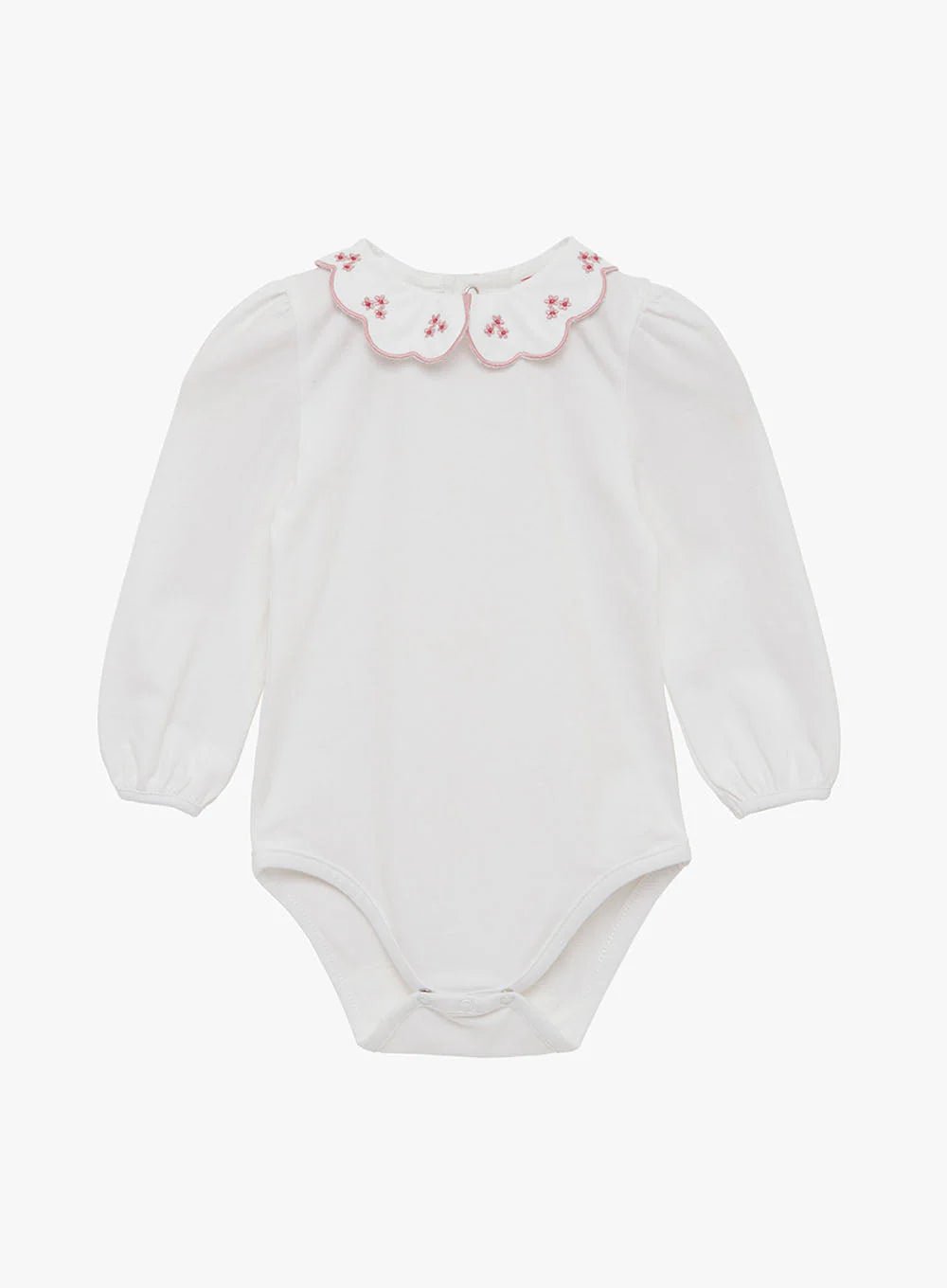 Baby Long Sleeved Petal Floral Bodysuit - TINY WHISPERS