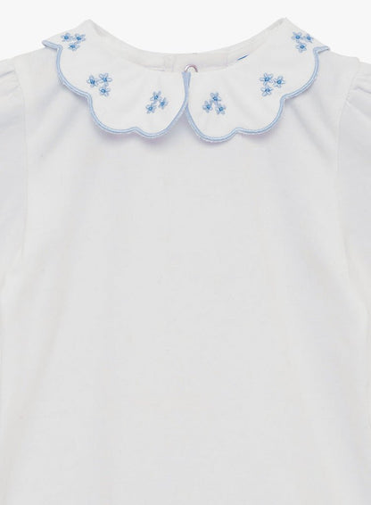 Baby Long Sleeved Petal Floral Bodysuit - TINY WHISPERS