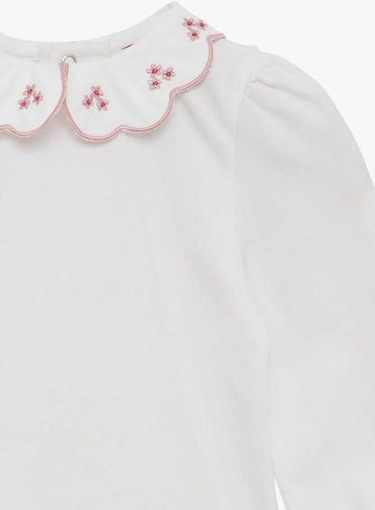 Baby Long Sleeved Petal Floral Bodysuit - TINY WHISPERS