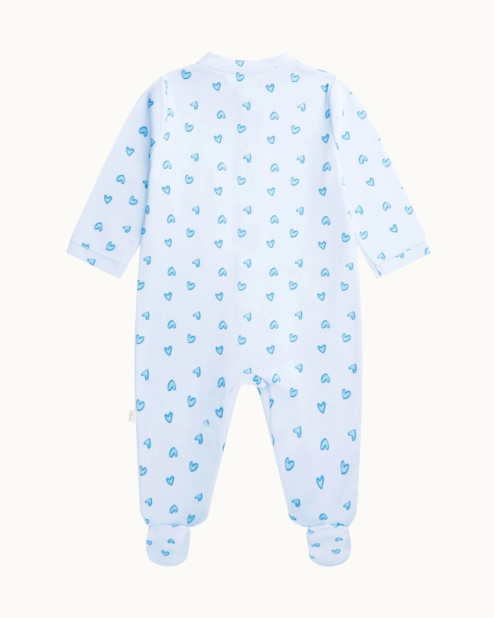 Baby Love Heart Sleepsuit - TINY WHISPERS