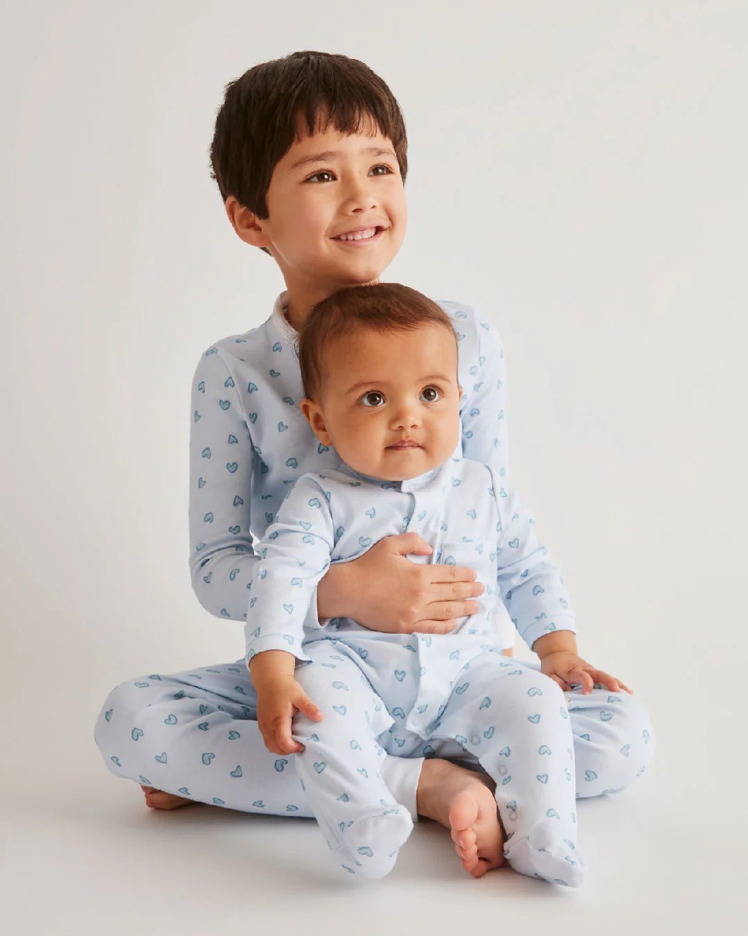 Baby Love Heart Sleepsuit - TINY WHISPERS