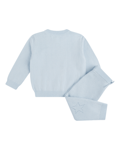 Cashmere Pointelle Crown Crawler Set - TINY WHISPERS