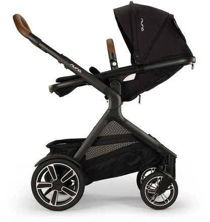 DEMI Next Stroller with Rider Board - Caviar - TINY WHISPERS