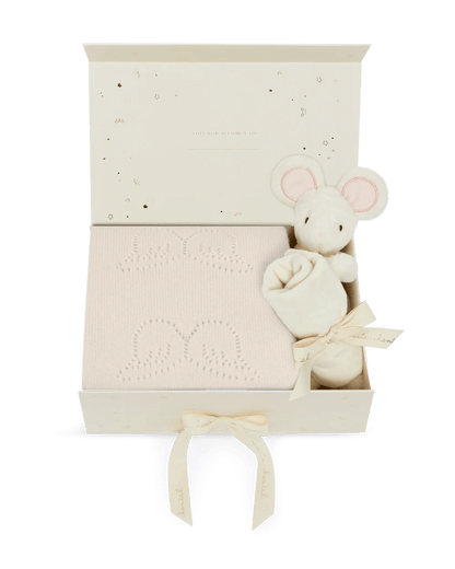 First Keepsakes: Cashmere Blanket & Buddy Gift Set - TINY WHISPERS