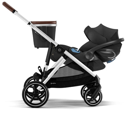 Gazelle S 2 Double Stroller Bundle - Black Frame / Moon Black - TINY WHISPERS