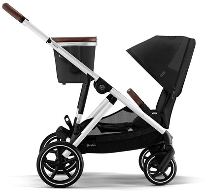Gazelle S 2 Double Stroller Bundle - Black Frame / Moon Black - TINY WHISPERS