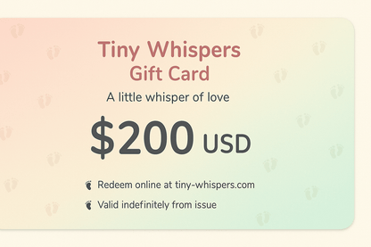 TINY WHISPERS GIFT CARD - TINY WHISPERS