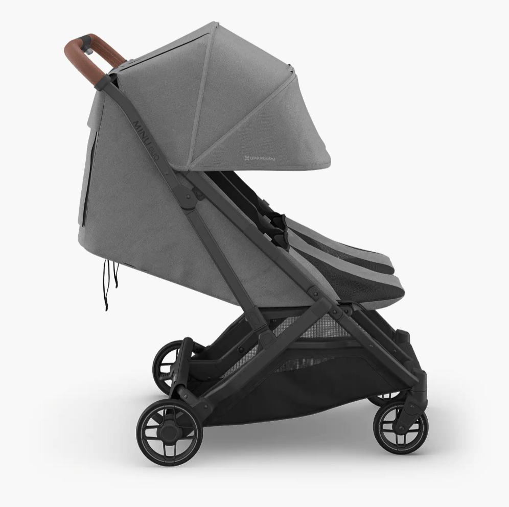 UPPABABY Minu Duo Lightweight Double Stroller – Compact & Travel - Friendly for Twins (0–4 Yrs) - TINY WHISPERS