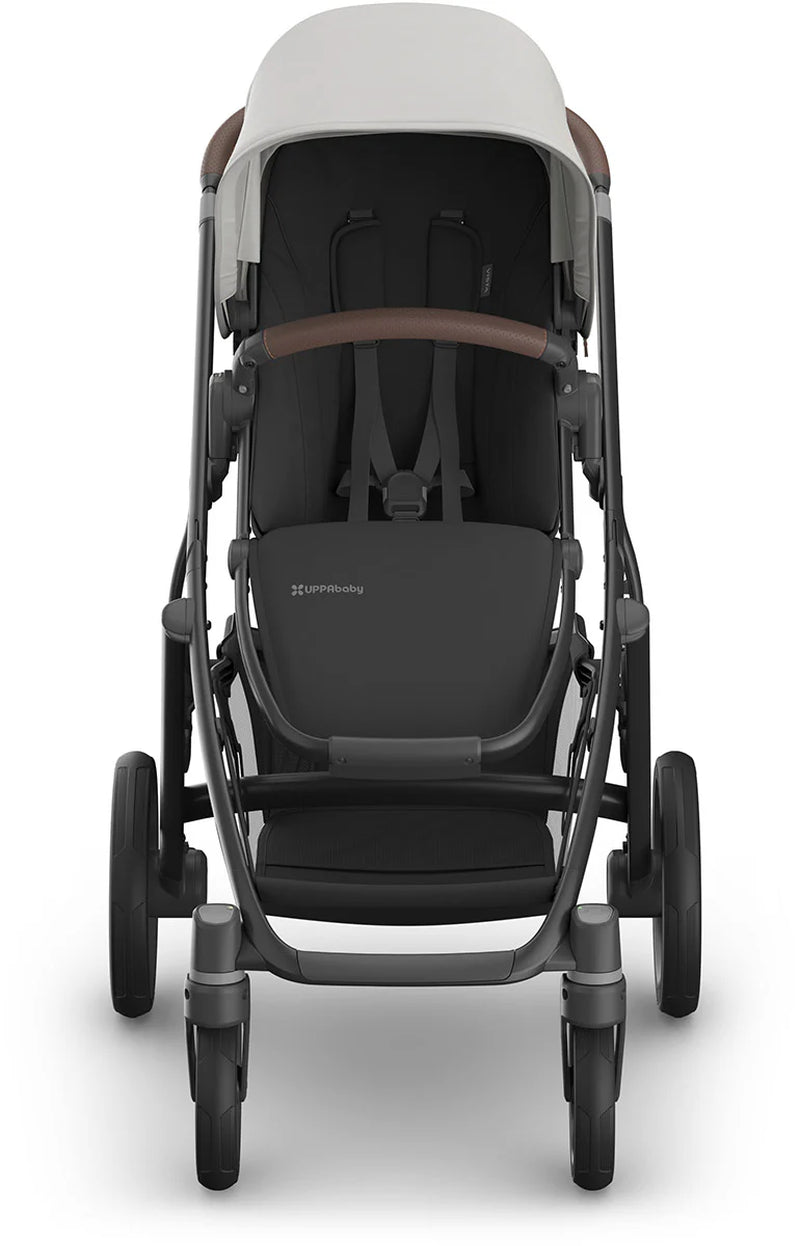 Vista V3 Single - To - Double Stroller - Savannah (Pearl Gray Jacquard) - TINY WHISPERS