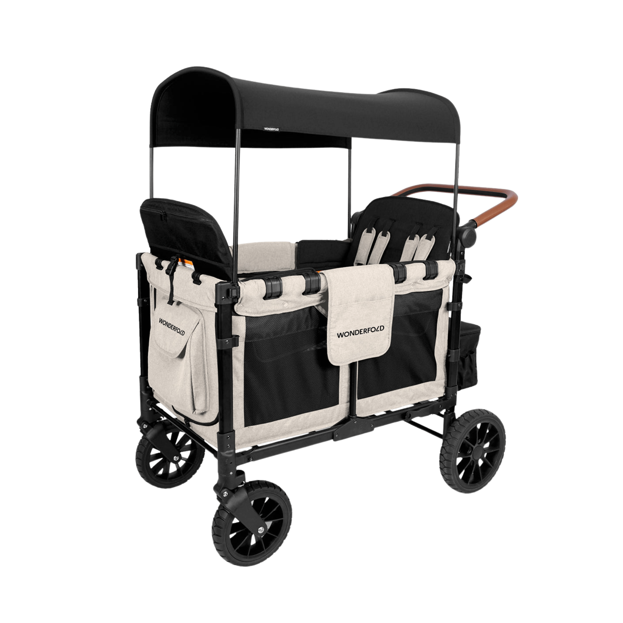 WONDERFOLD W4 Luxe Multifunctional Quad (4 Seater) Stroller Wagon - TINY WHISPERS