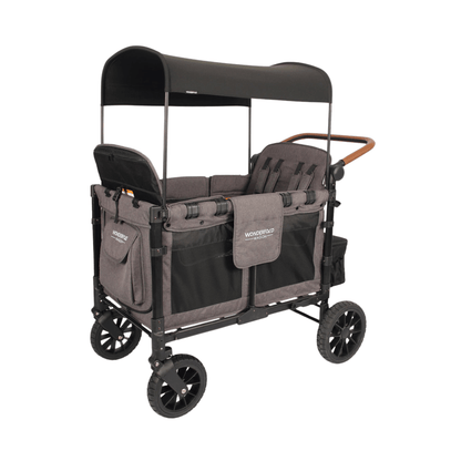 WONDERFOLD W4 Luxe Multifunctional Quad (4 Seater) Stroller Wagon - TINY WHISPERS